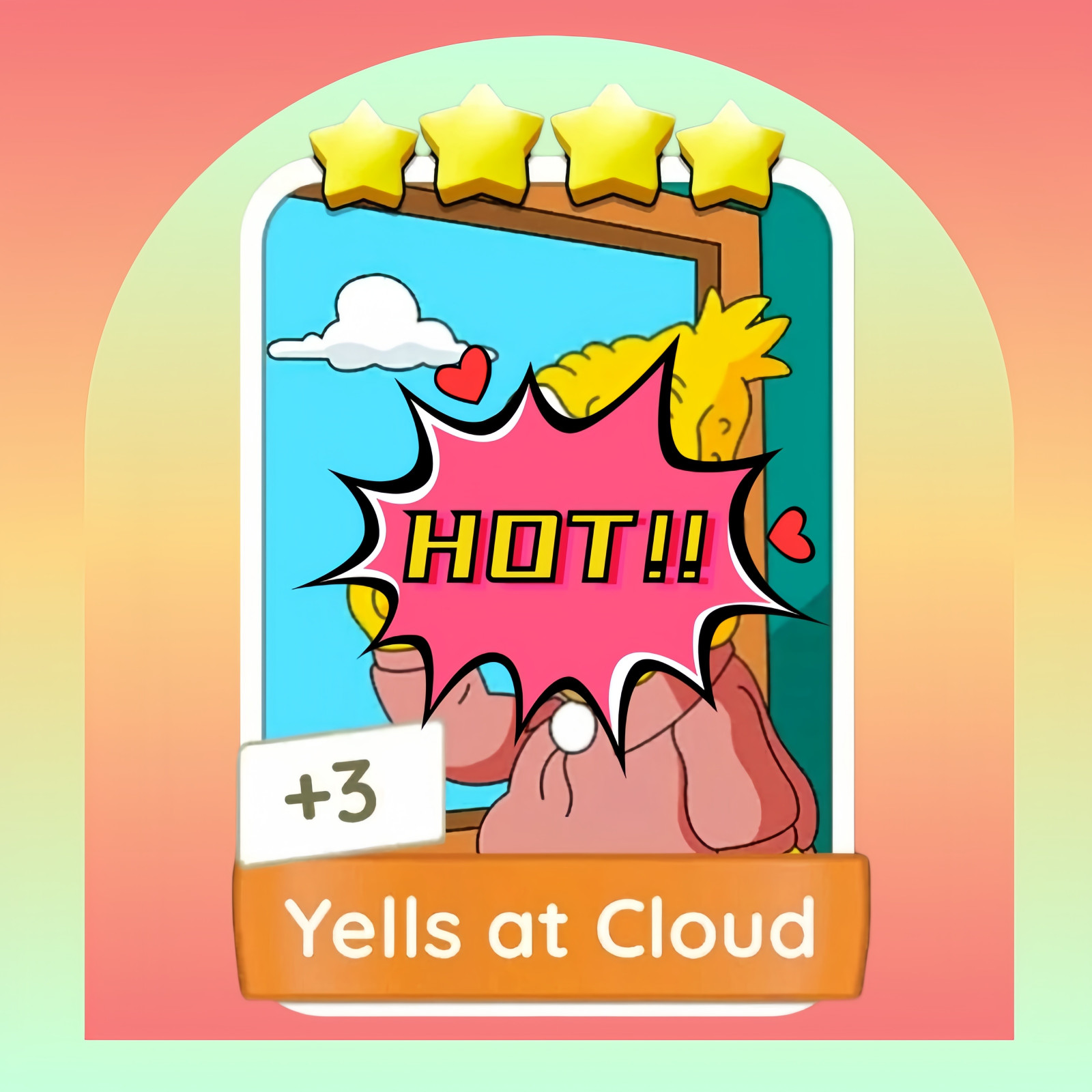 ⭐Yells at Cloud⭐ 4 Star - ⭐Monopoly.GO Sticker Set 16-2