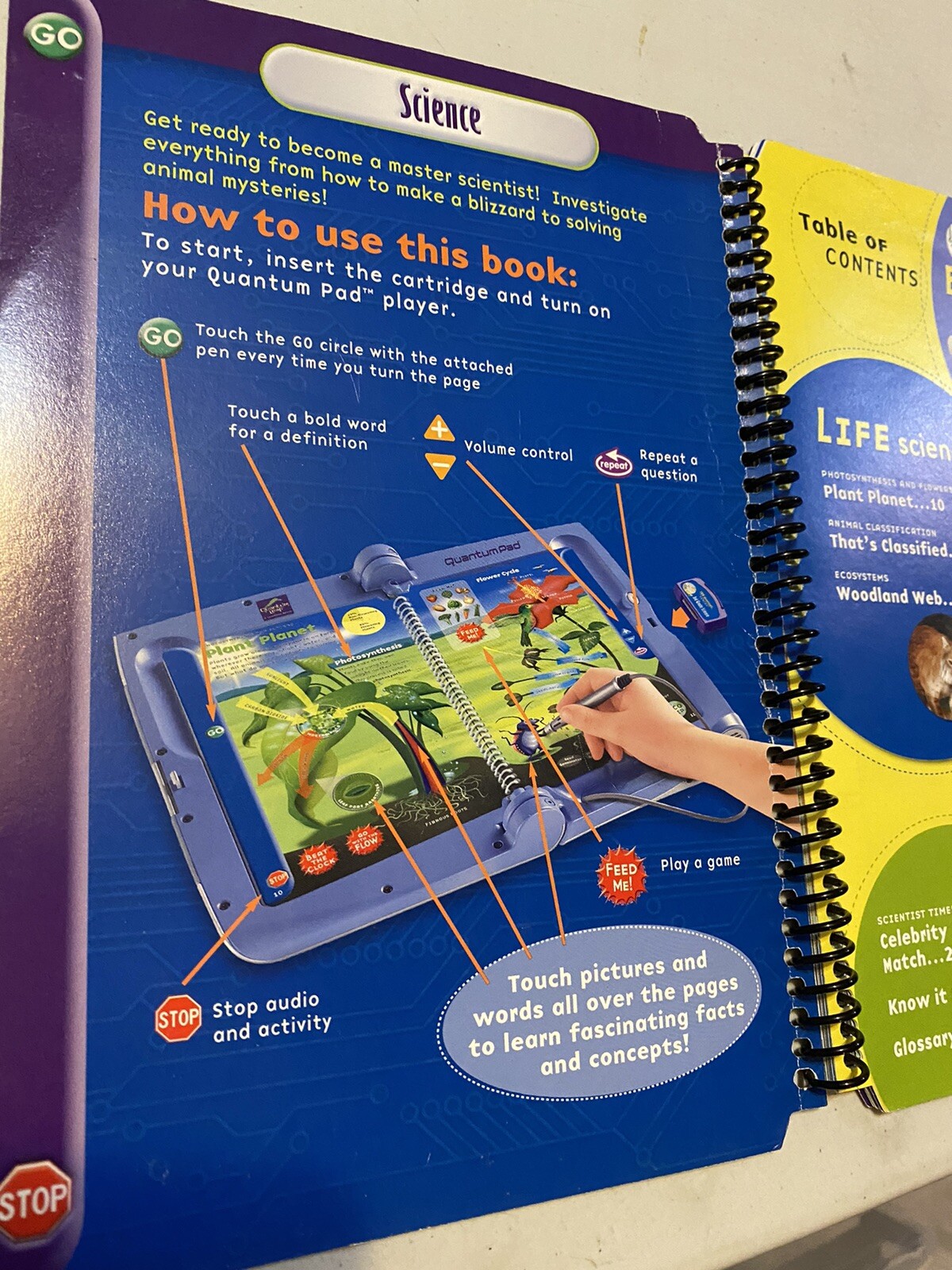 Quantum Pad Learning System - 4th Grade SCIENCE Book ONLY