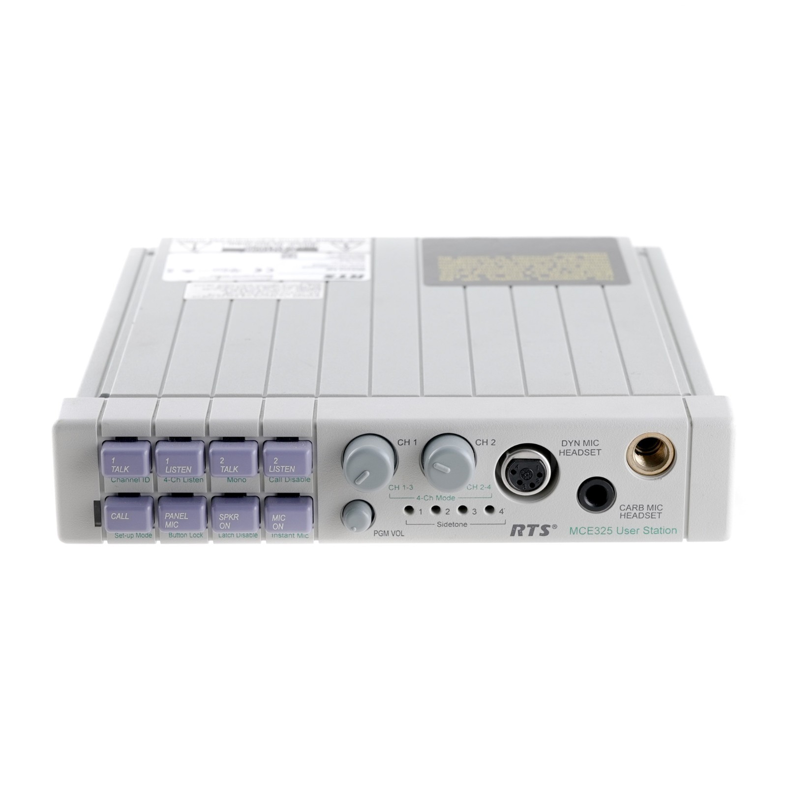 RTS Telex MCE-325 Programmable 2 to 4-Channel Intercom User Station A4F