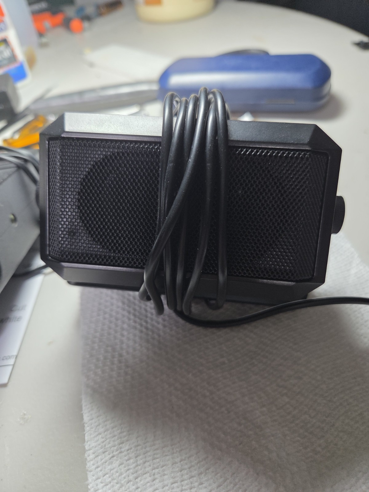 Rectangular External Communications Speaker for Ham Radio or CB & Scanners, 5 Wa