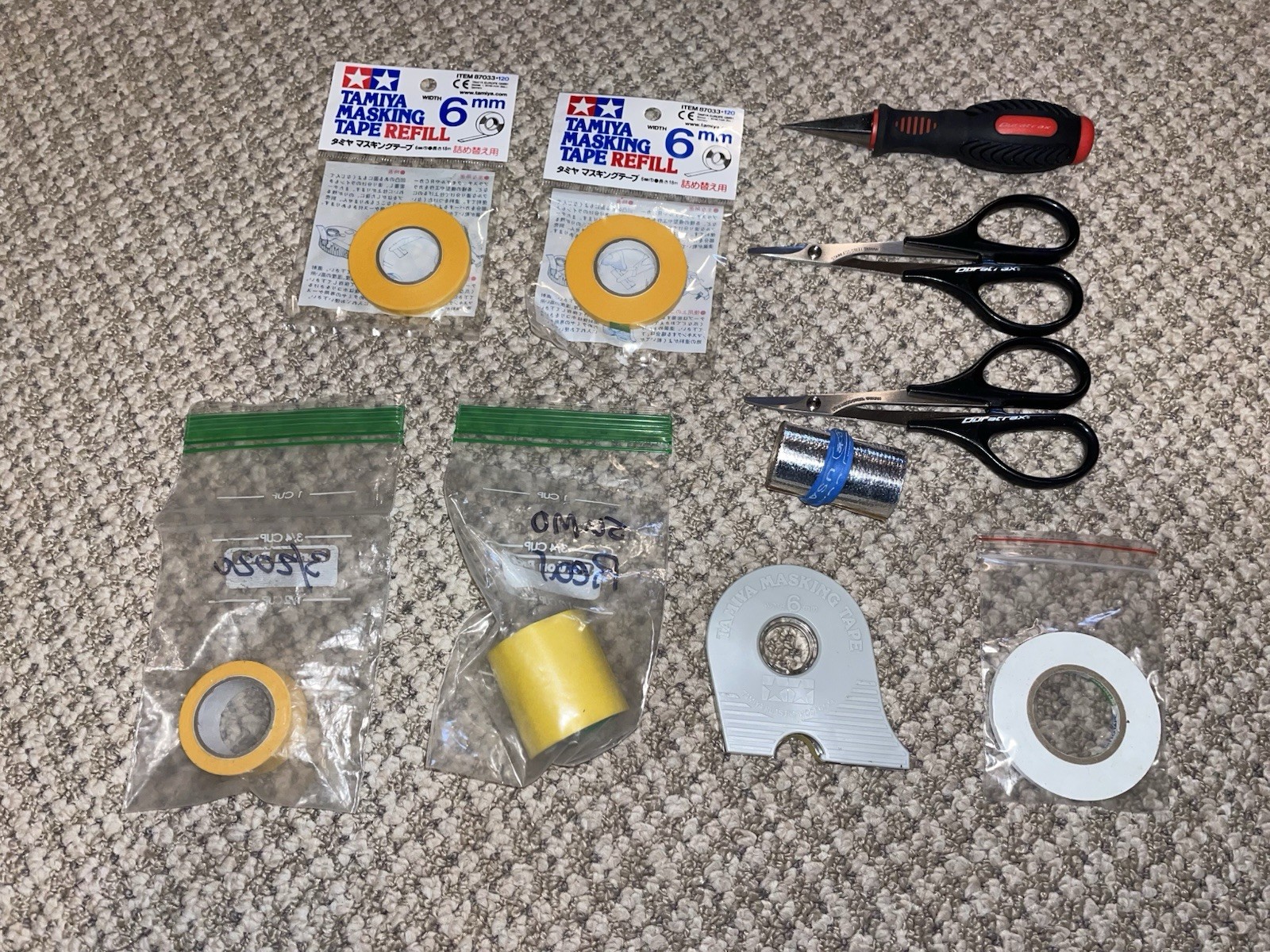 RC Lexan Body Kit - Reamer Scissors Tape Misc Lot