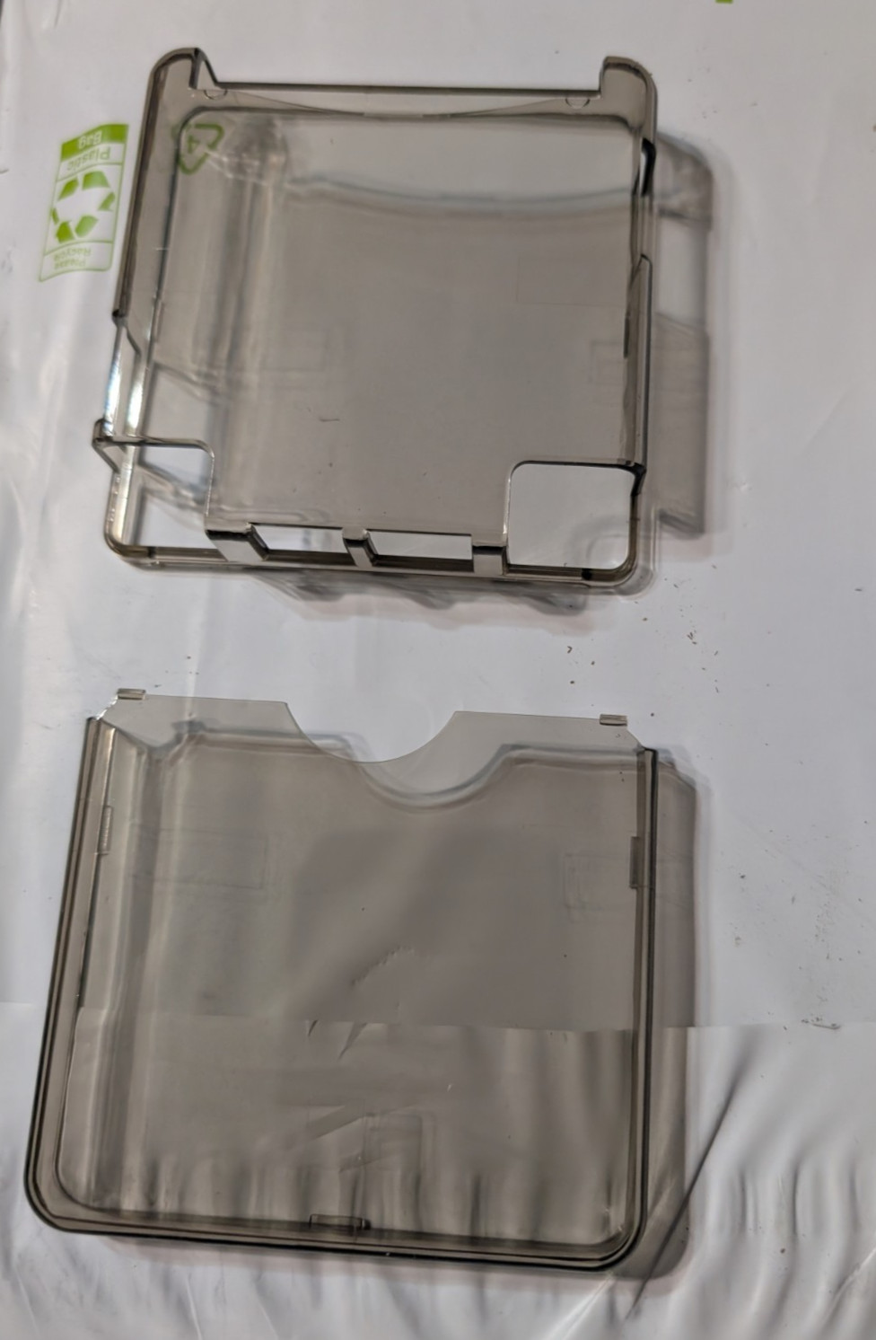 Nintendo Gameboy Advance GBA SP Hard Shell Plastic Case - Clear Or Smoke
