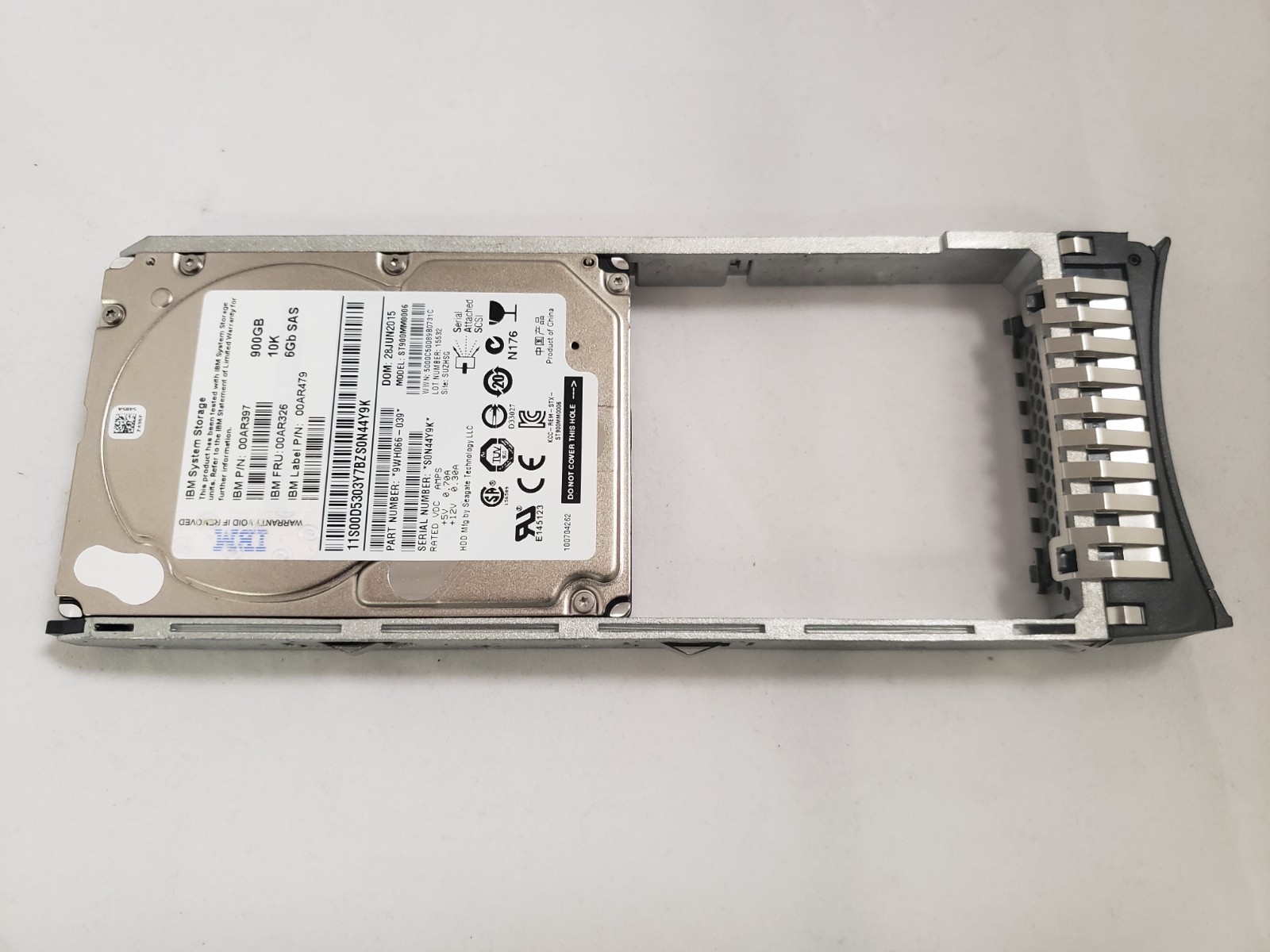 IBM 00AR326 900GB 6Gbps 2.5" SAS 10K HDD V7000 Gen2 for 2076-524, 2076-24F