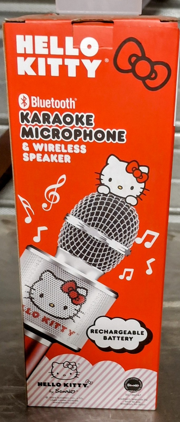 HELLO KITTY Karaoke Microphone & Wireless Speaker Brand New in Box