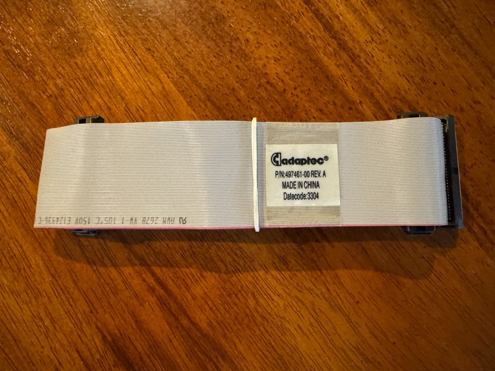 Adapctec SCSI Cable P/N 497461-00 Rev A 27" 3 Connector (2 Device)