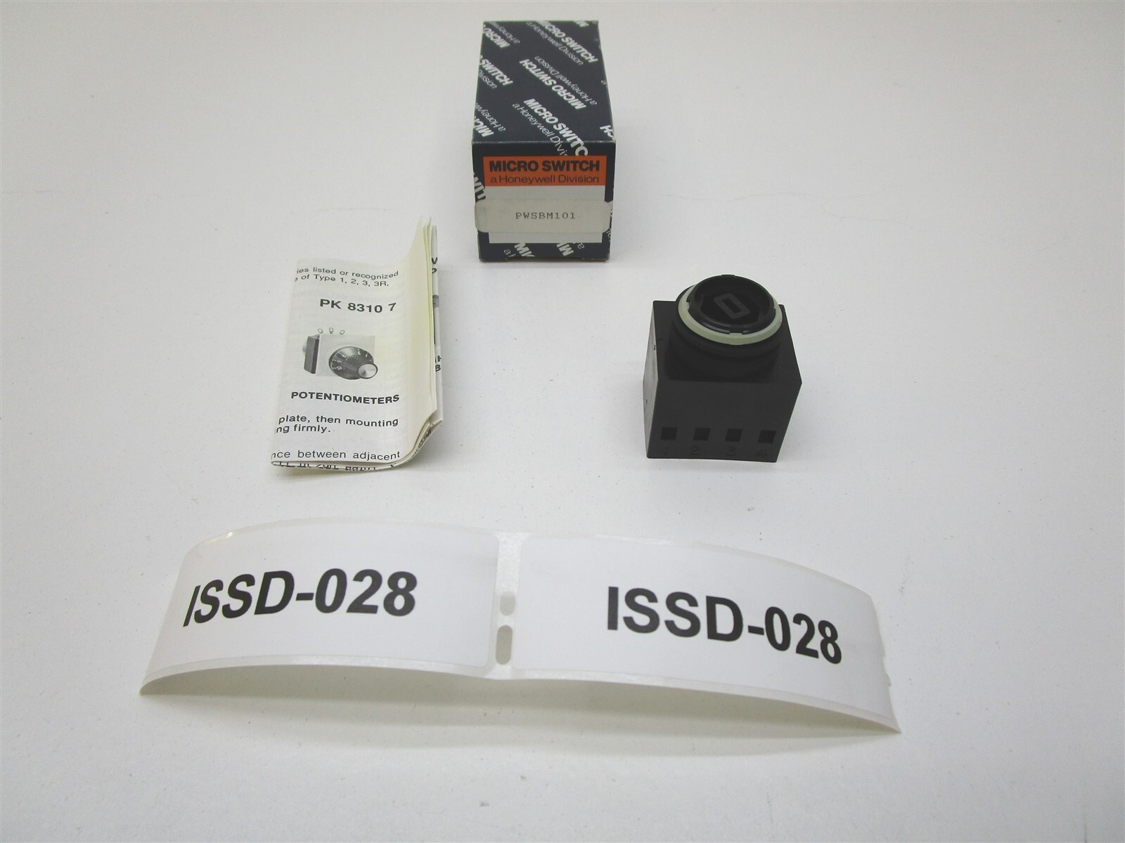 Honeywell PWSBM101 Selector Switch Base
