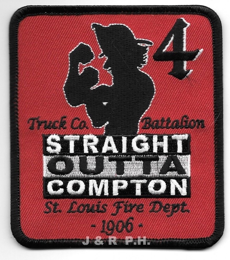 St. Louis  Truck - 4  "Compton", Missouri  (3.5" x 4" size)  fire patch