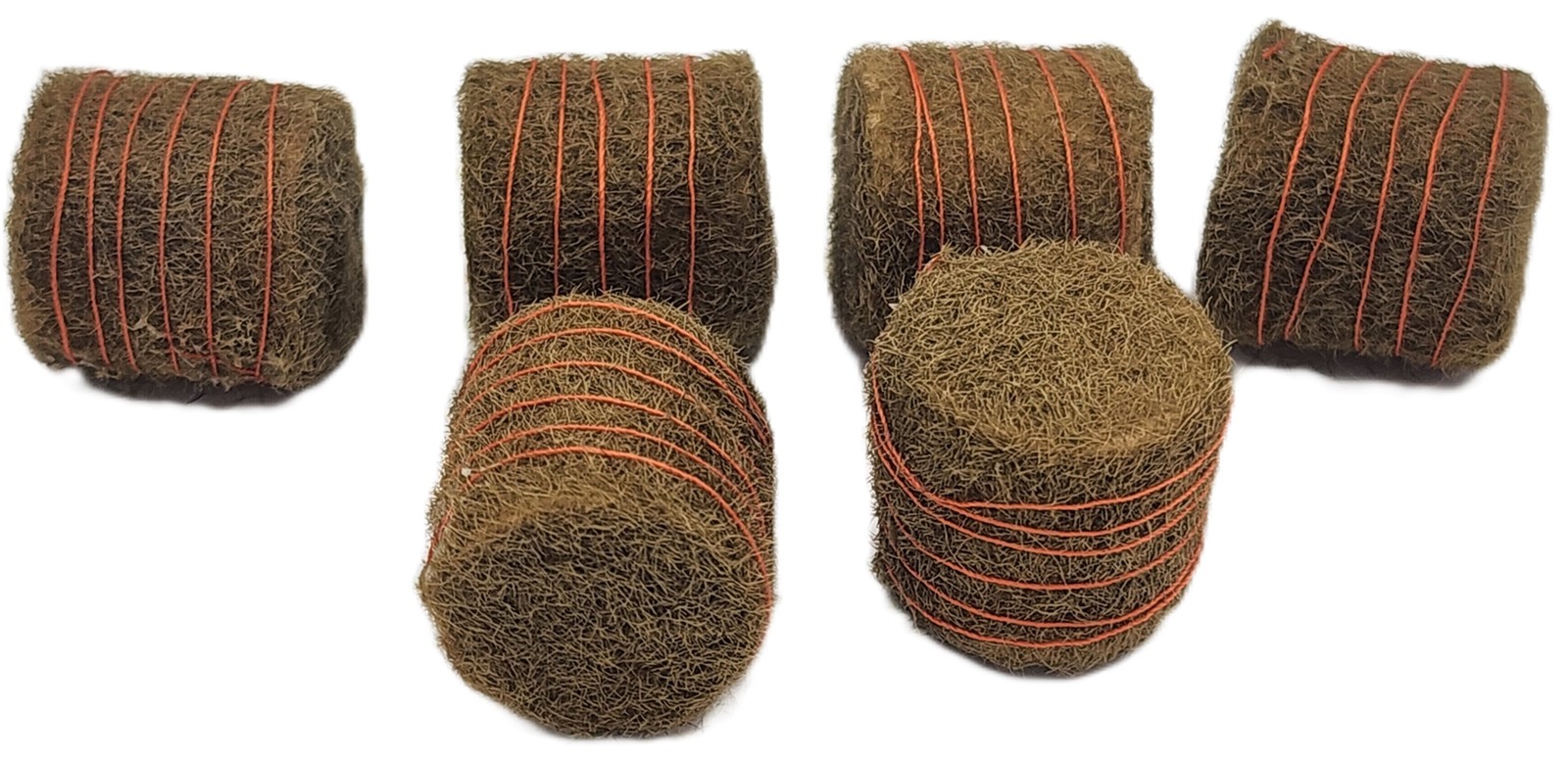 1/64 6 Pack of Custom 4' Twine Wrapped Old Hay Bales