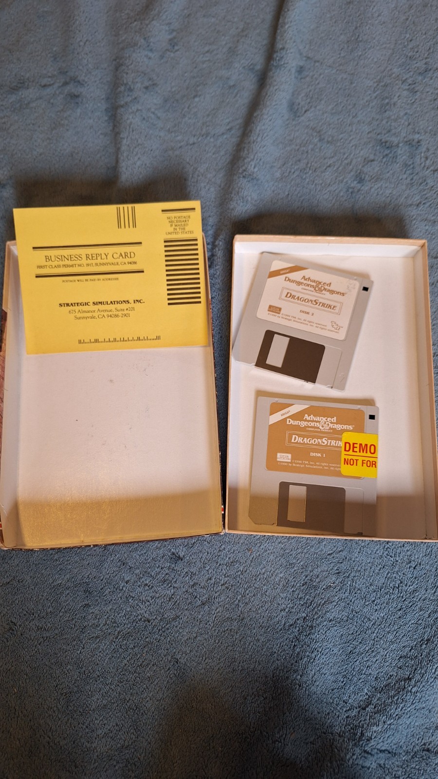 RARE Dungeons & Dragons Dragonstrike Dragonlance Amiga NTSC DEMO Version