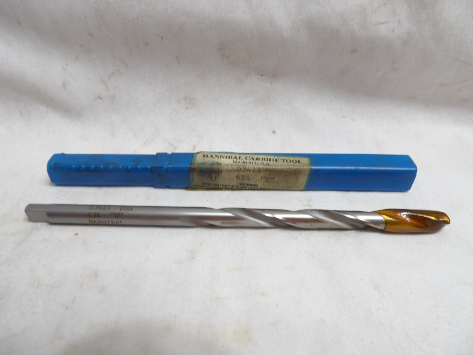 Hannibal Carbide Tool 634 "N" Carbide Tipped Drill Bit (Made in the USA) #63414