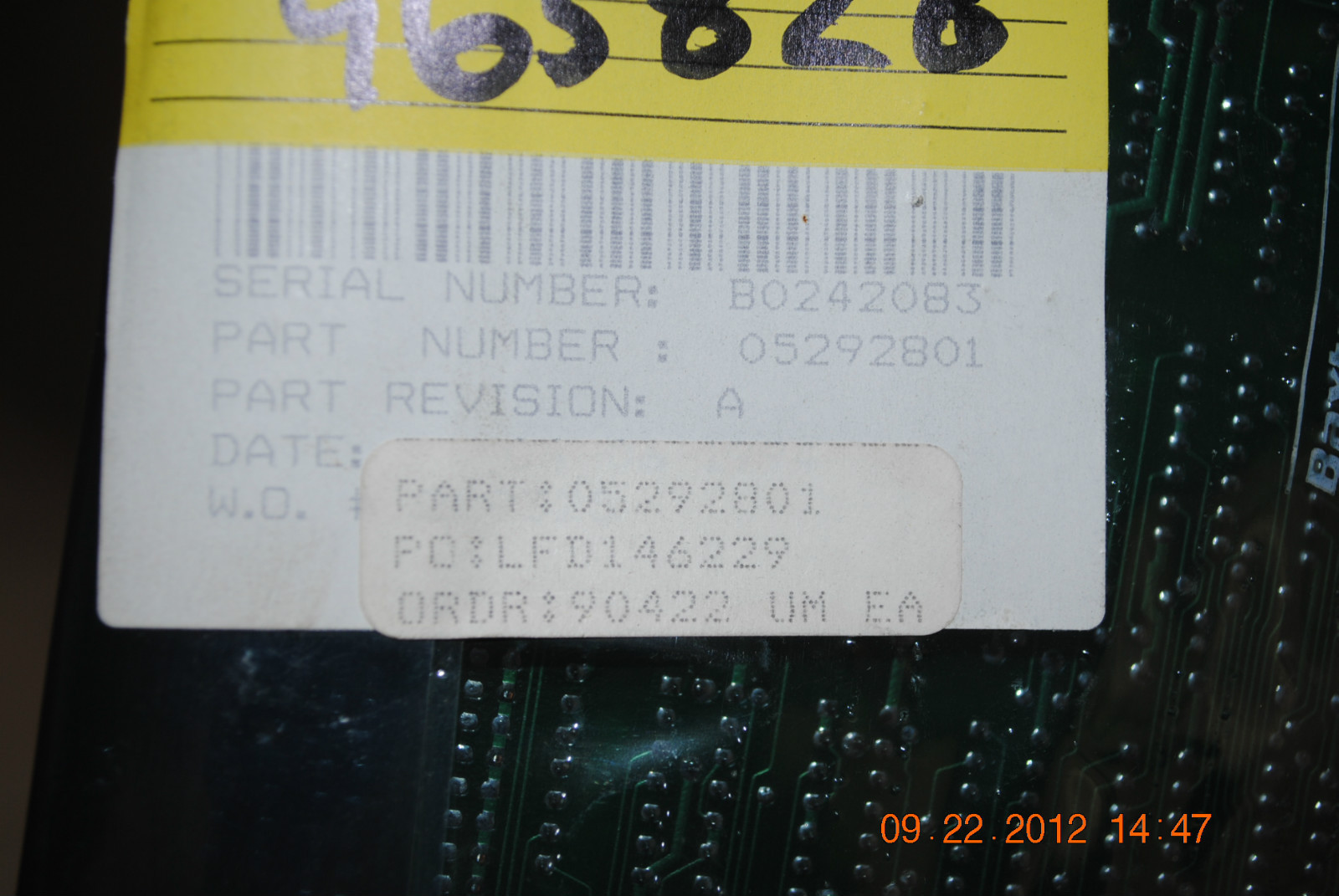 Measurex 05292801 Memory Board New