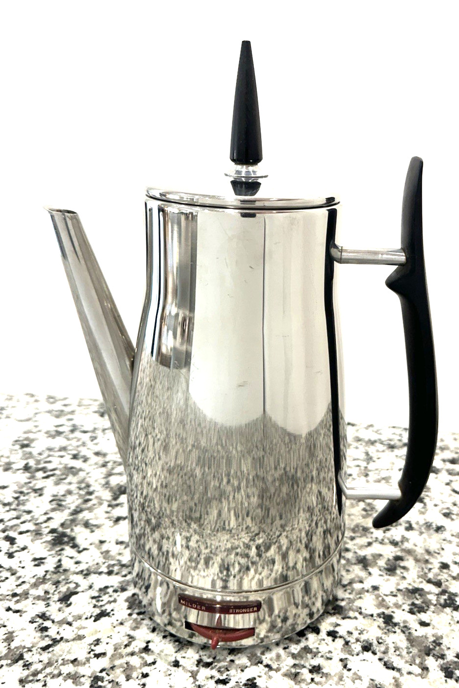 Vintage MCM Society "Easy Flo" 4-10 cup Percolator Coffee Pot Beautiful! EUC