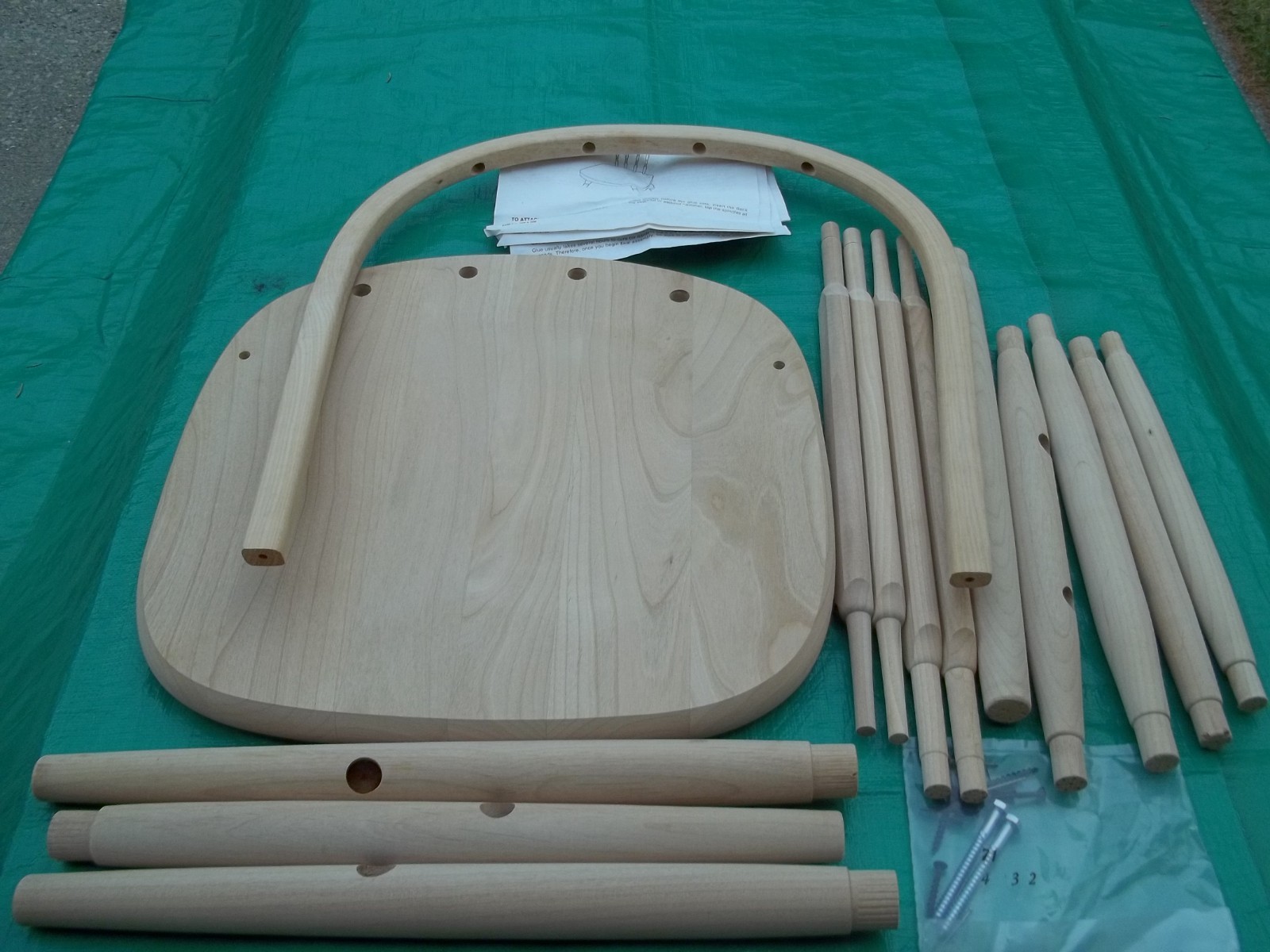 Hillcrest Hard Wood Chair 73W Kit. Made In USA...