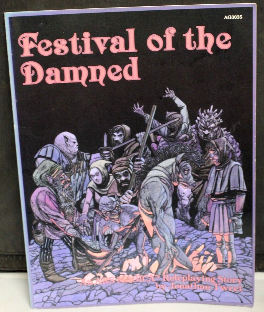 1991 Festival of the Damned An Ars Magica Roleplaying Story ,Atlas Games