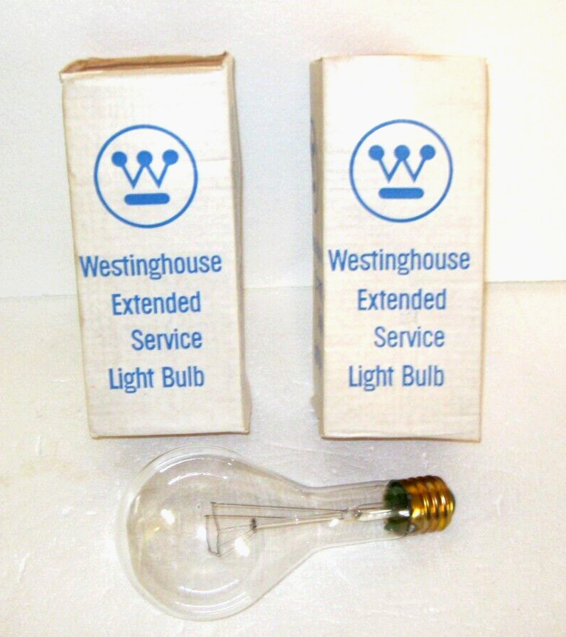 (2) NEW 300W PS35 CLEAR LIGHT BULBS MOGUL BASE E39 VINTAGE INCAND LONG LIFE 2PK