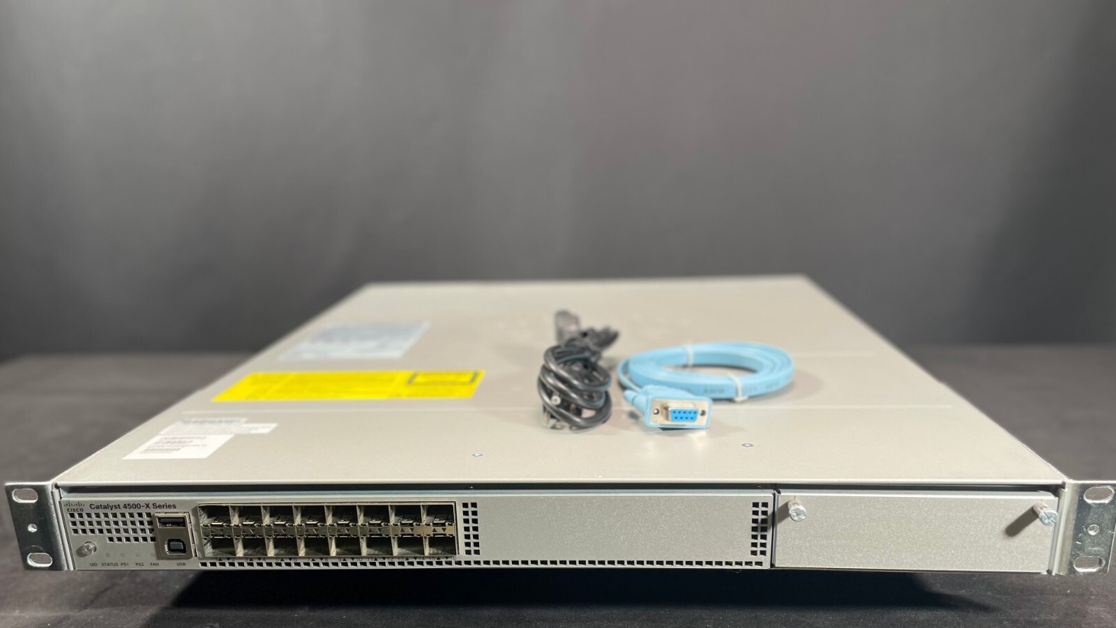 Cisco WS-C4500X-16SFP+ 16 Port 10GE IP Base Gigabit Switch -Same Day Shipping