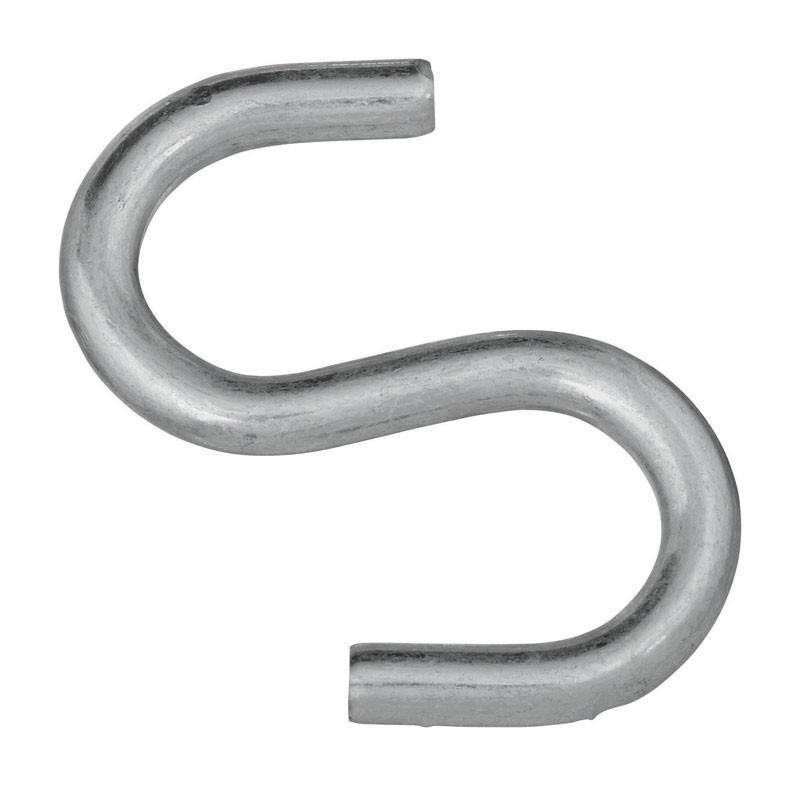 National Hardware N273-441 Zinc Steel Heavy Open S-Hook 3 in. (Pack of 50)