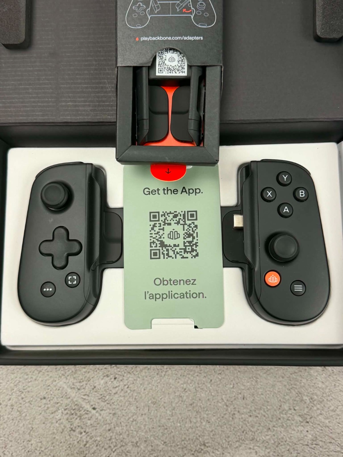 Backbone USB-C Mobile Gaming Controller (BB-51-P-BRW) - Black