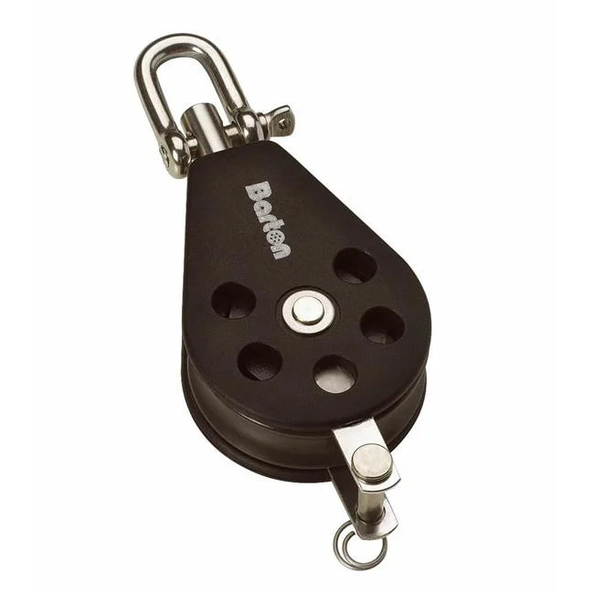 35 mm Plain Bearing Pulley Block Single Swivel Becket - Size 2 #N02131