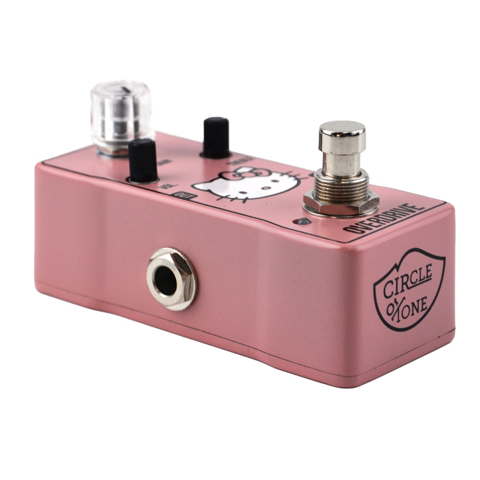Circle Of Tone Overdrive Kitty Series 4 Guitar or Bass FX Pedal GAIN/VOL/TREBLE