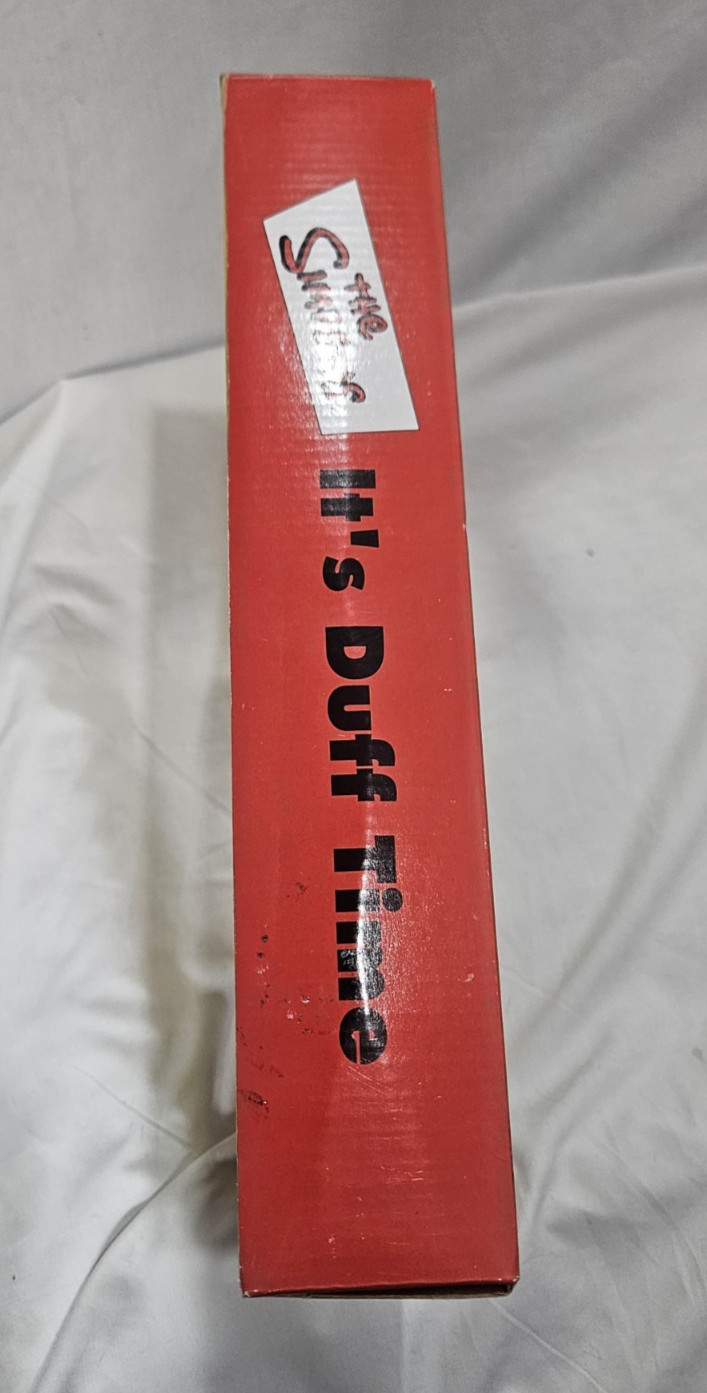 THE Simpsons It’s Duff Time Clock NIB