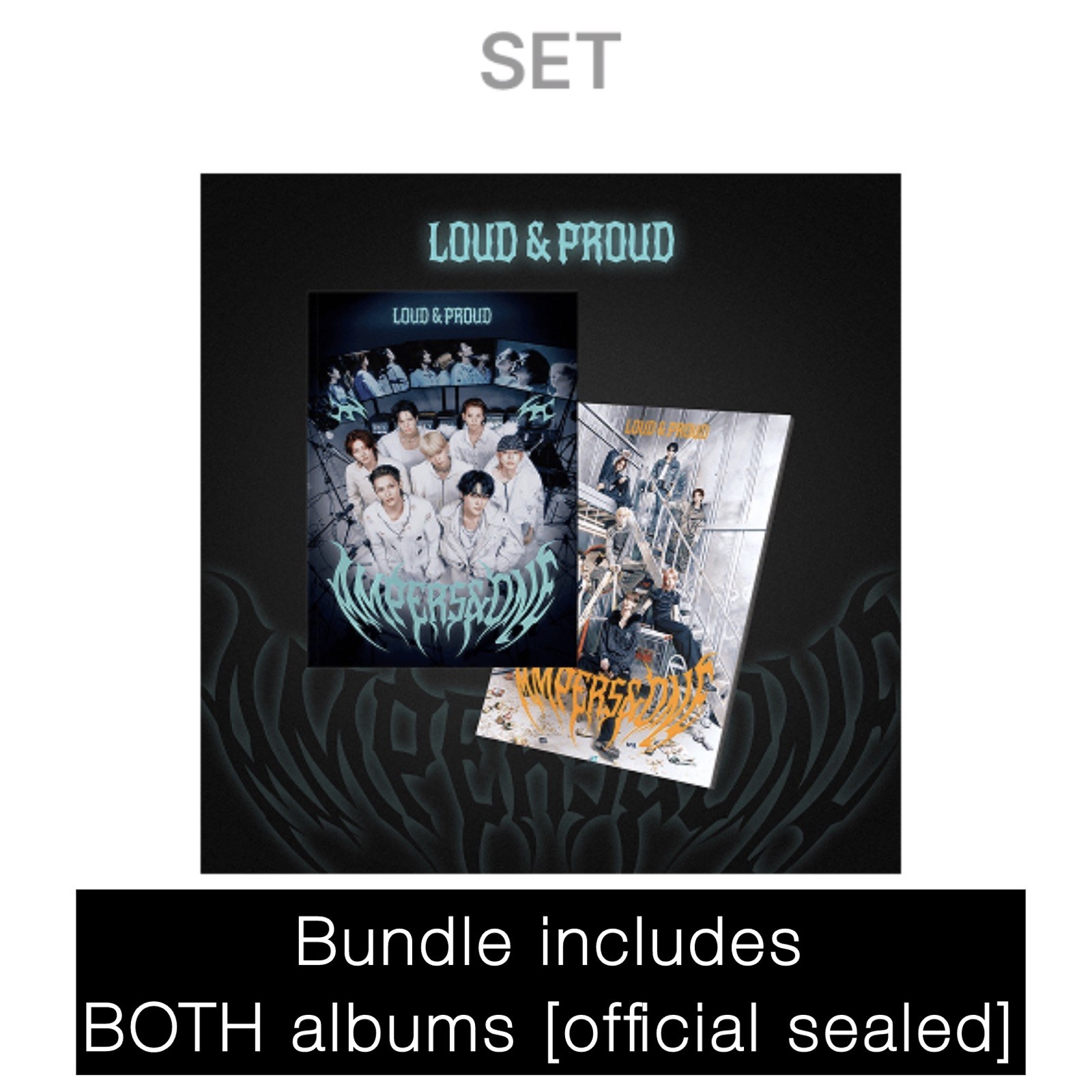 [In stock in the US] Bundle SET: AMPERS&ONE LOUD & PROUD - Target and Smash Vers