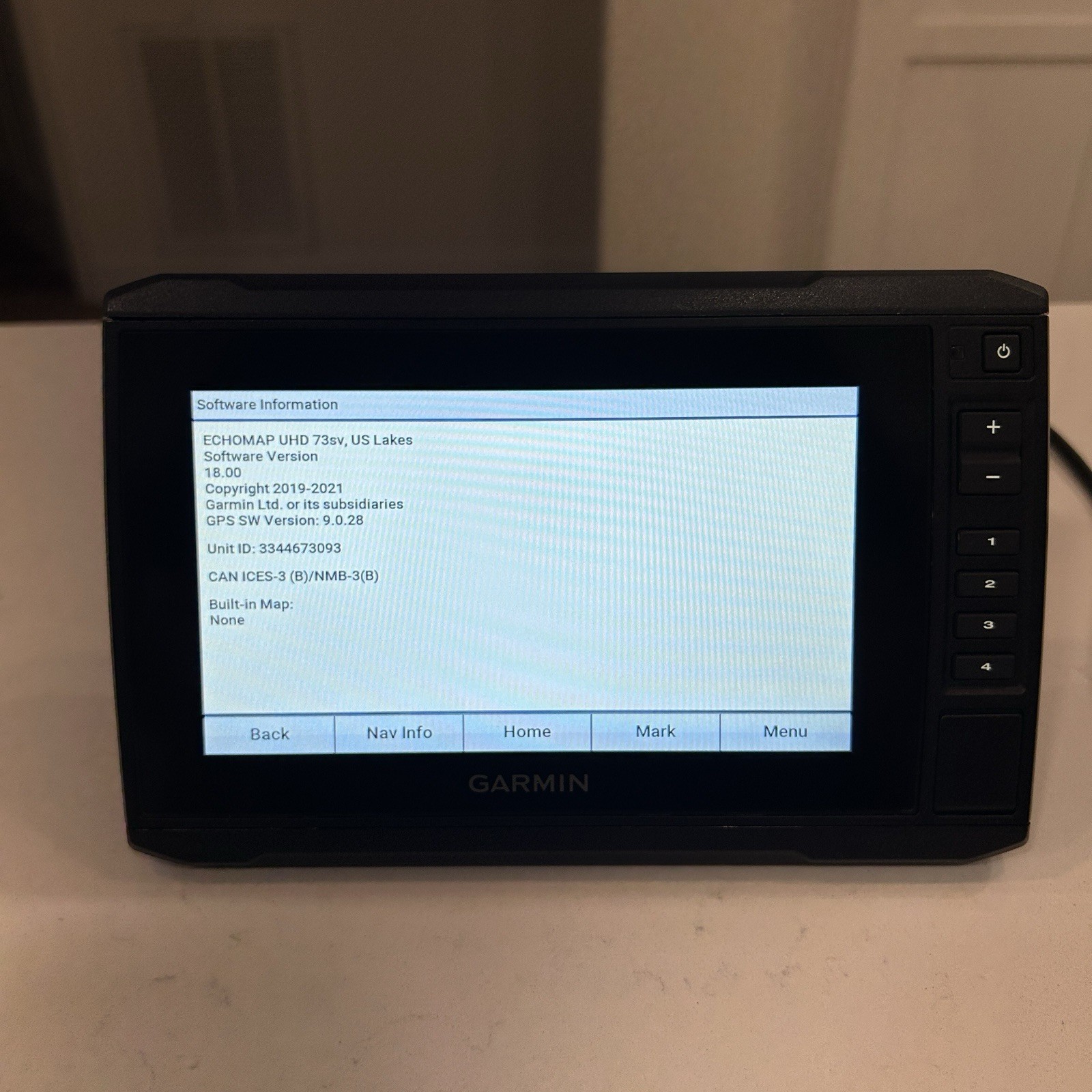 Garmin ECHOMAP™ UHD 73SV Fish Finder Head Unit