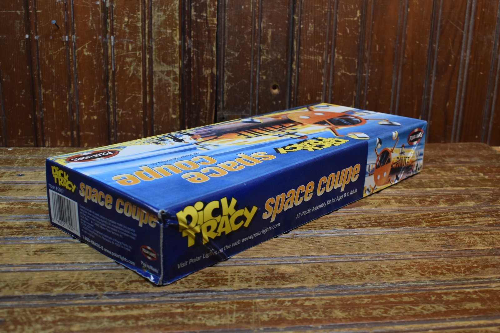 POLAR LIGHTS DICK TRACY SPACE COUPE MODEL KIT COMPLETE OPENED BOX INSTRUCTIONS