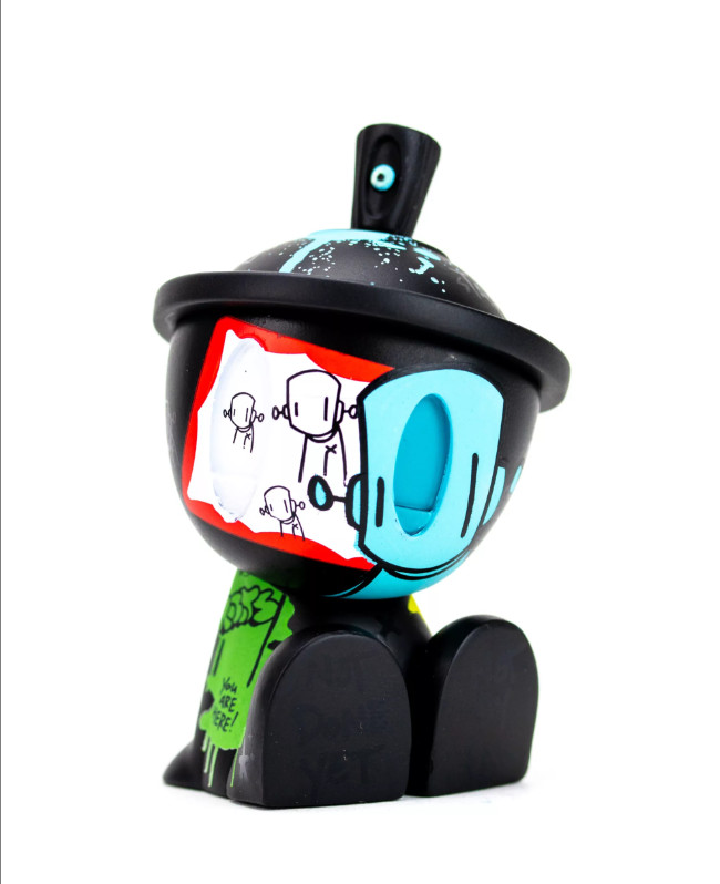 Matte Black 3oz Canbot! ChrisRWK x Czee13 Limited variant Glow & UV Reactive