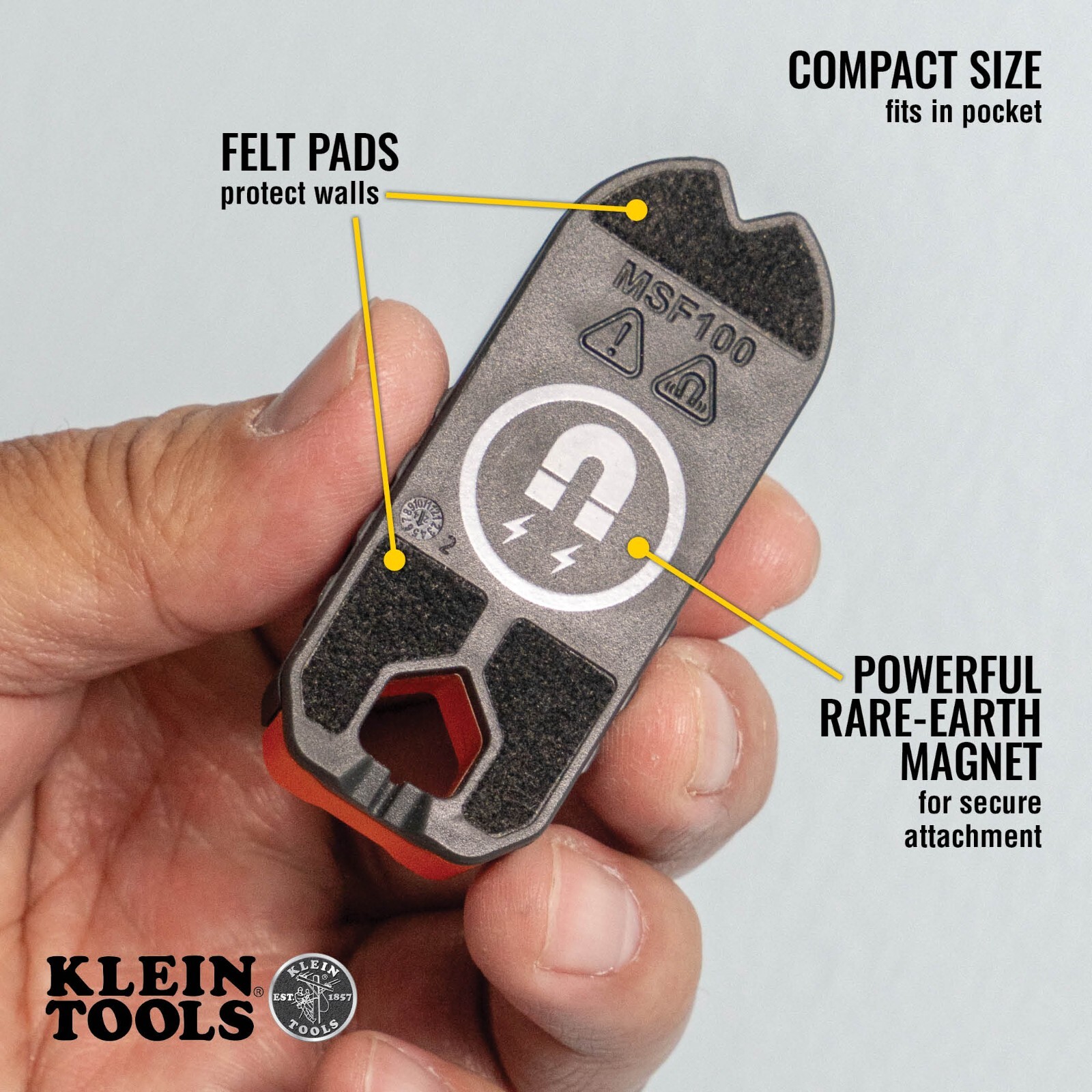 Klein Tools MSF1002 Magnetic Stud Finder, 2 Pack