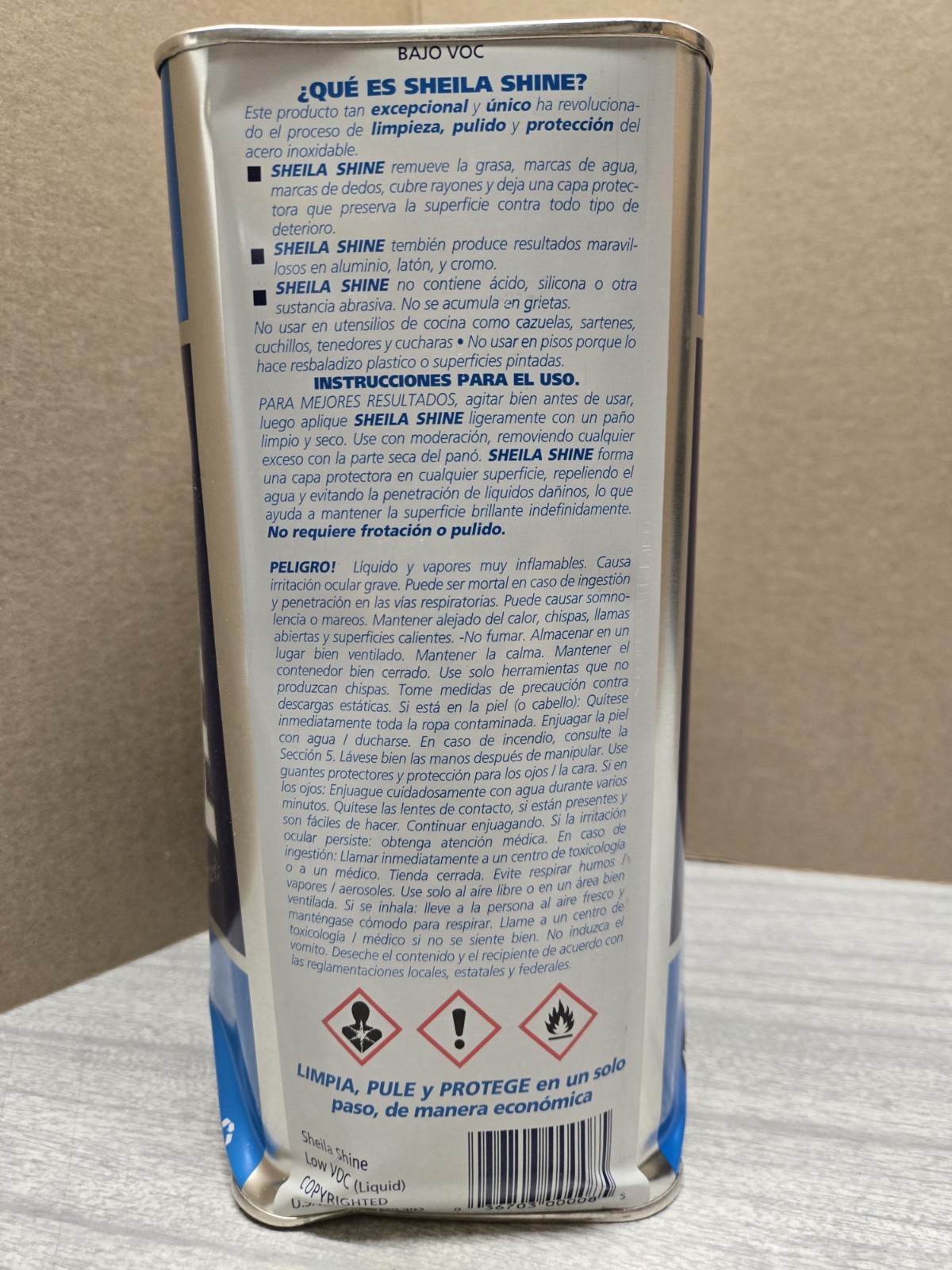Sheila Shine Stainless Steel Cleaner- 1 Gallon Can