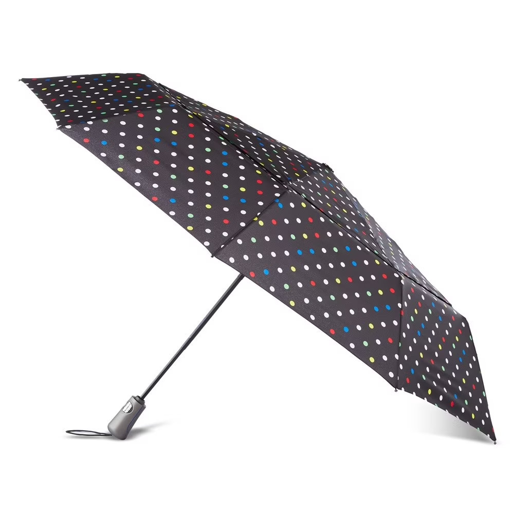 Totes Ultimate 55" Auto Open/Close Folding Umbrella for Wind & Sun Protection