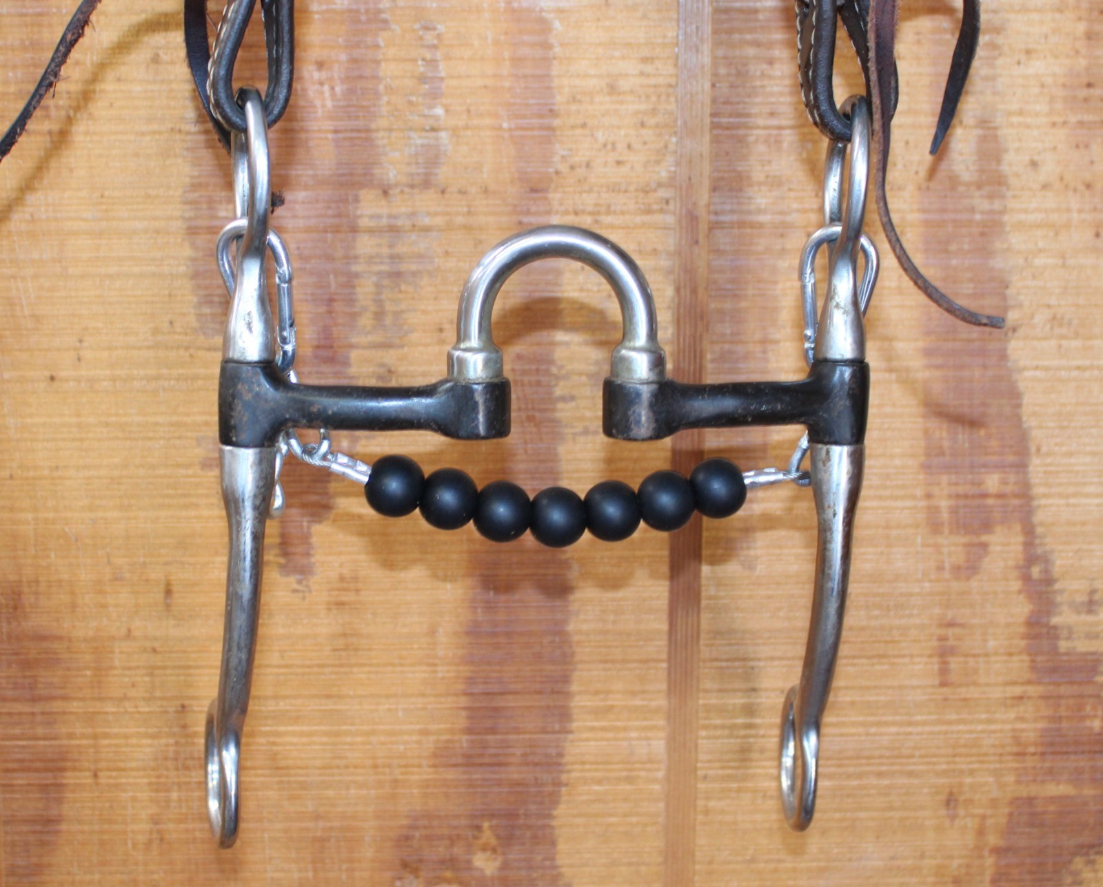 Silicone Beaded Curb Chain Black