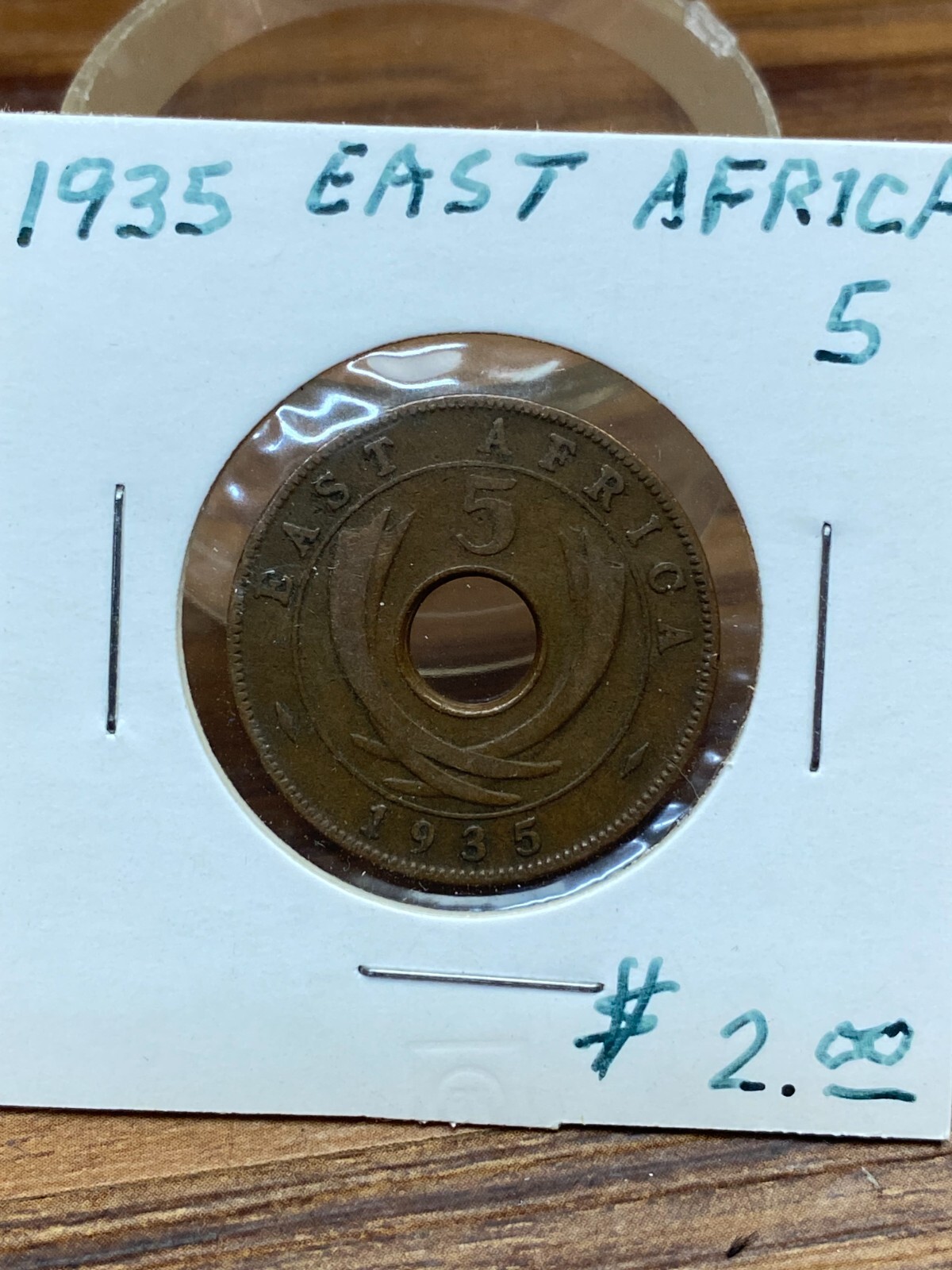 STORAGE UNIT FIND 1935 East Africa 5 Cents Coin
