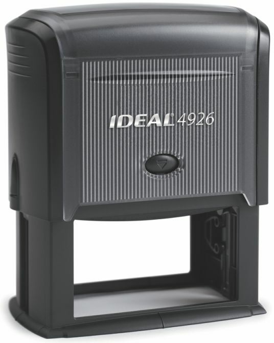 Ideal 4926 Self Inking Stamp Red Ink