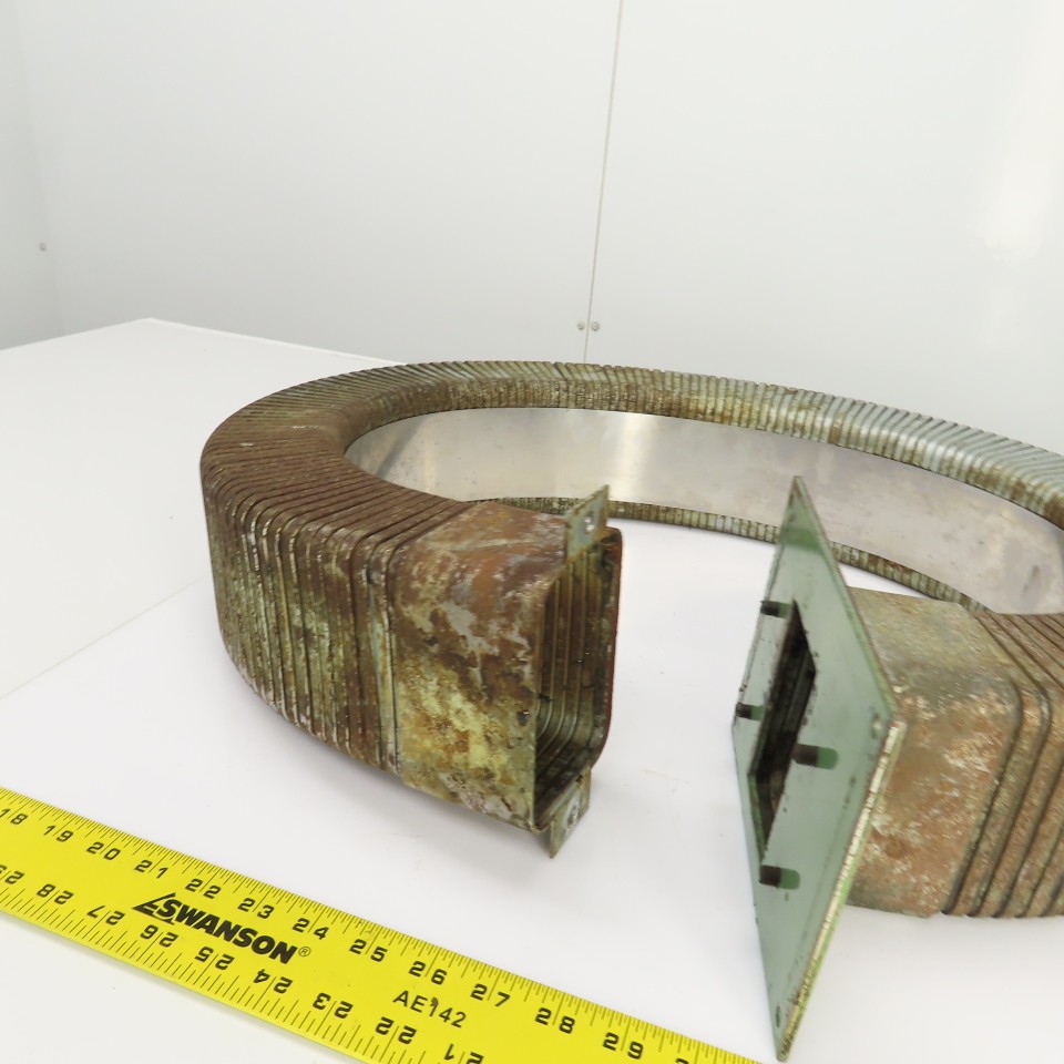 46-1/2" OAL Steel Enclosed Cable Carrier Energy Chain 4-1/4" x 2-3/4" ID