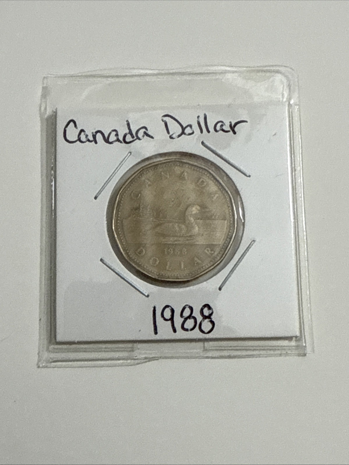 1988 CANADA proof loon dollar from set Good Shape In Case