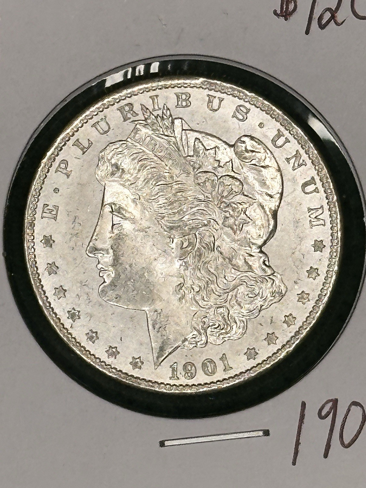 1901-O New Orleans Morgan Silver Dollar. Brilliant Uncirculated Bright Luster