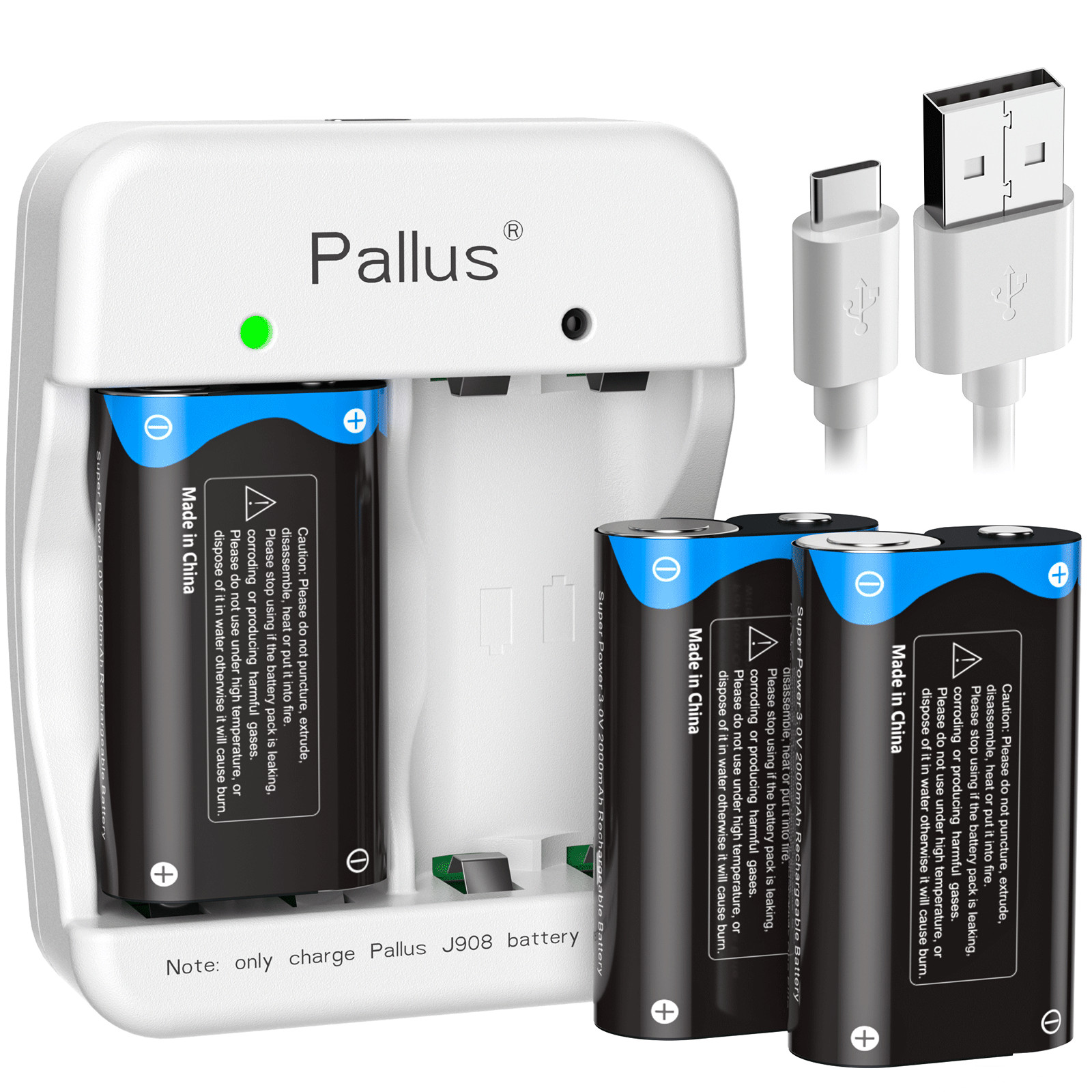 3x Lithium-Ion Rechargeable Controller Battery Pack for Xbox One Series X/S Set