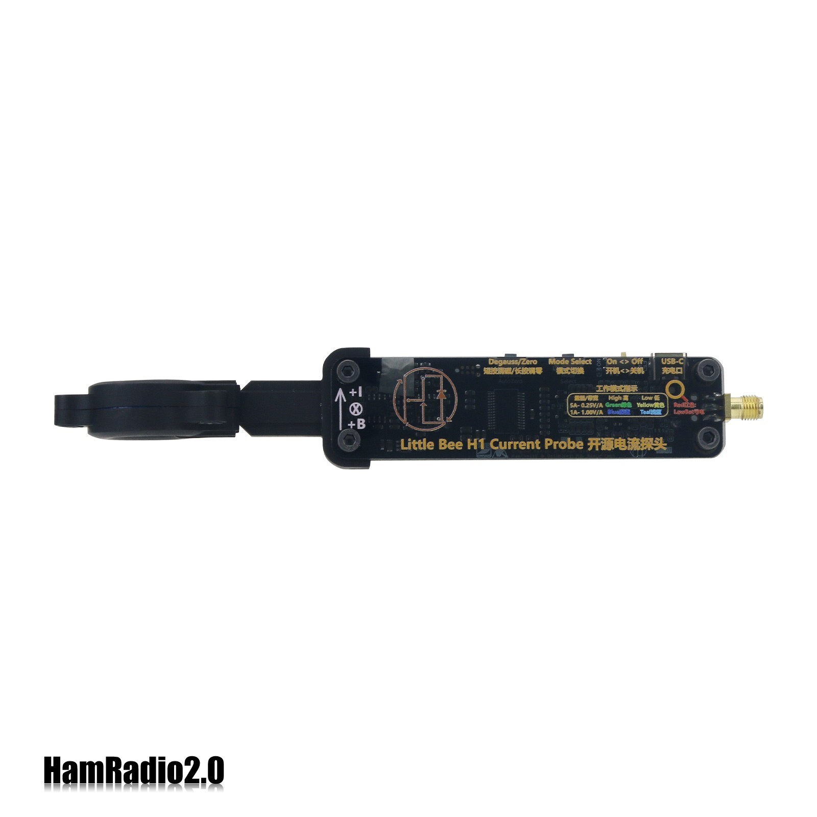 30MHz Opensource DIY Current Probe AC/DC High Frequency Magnetic Field Probe