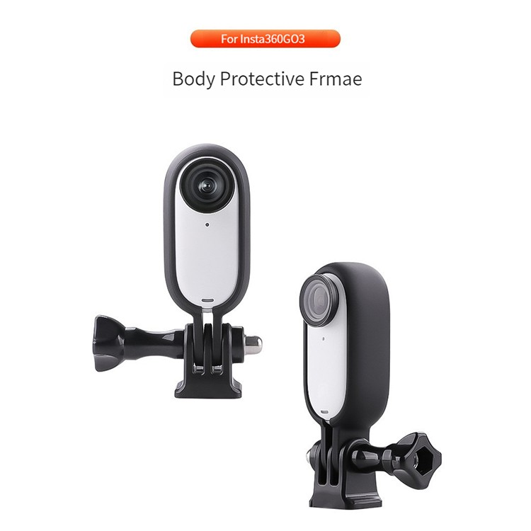 Camera Frame Cover Protective Case Accessories for Insta360 Go3 Camera Black ##
