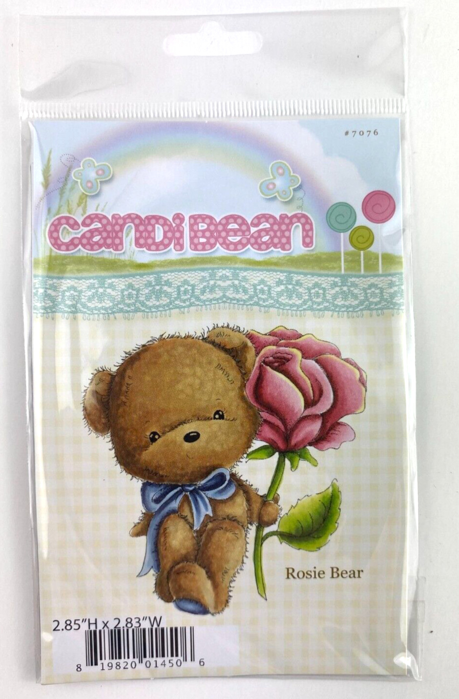 Candibean - ROSIE BEAR - Rubber Stamp - Little Darlings