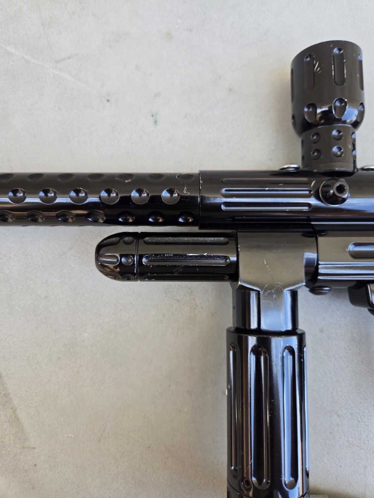 Psycho Ballistics Silver Bullet LCD Paintball Gun - Black