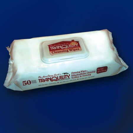 Tranquility Personal Cleansing Washcloth W/ Aloe 9 x 13in Pack of 350
