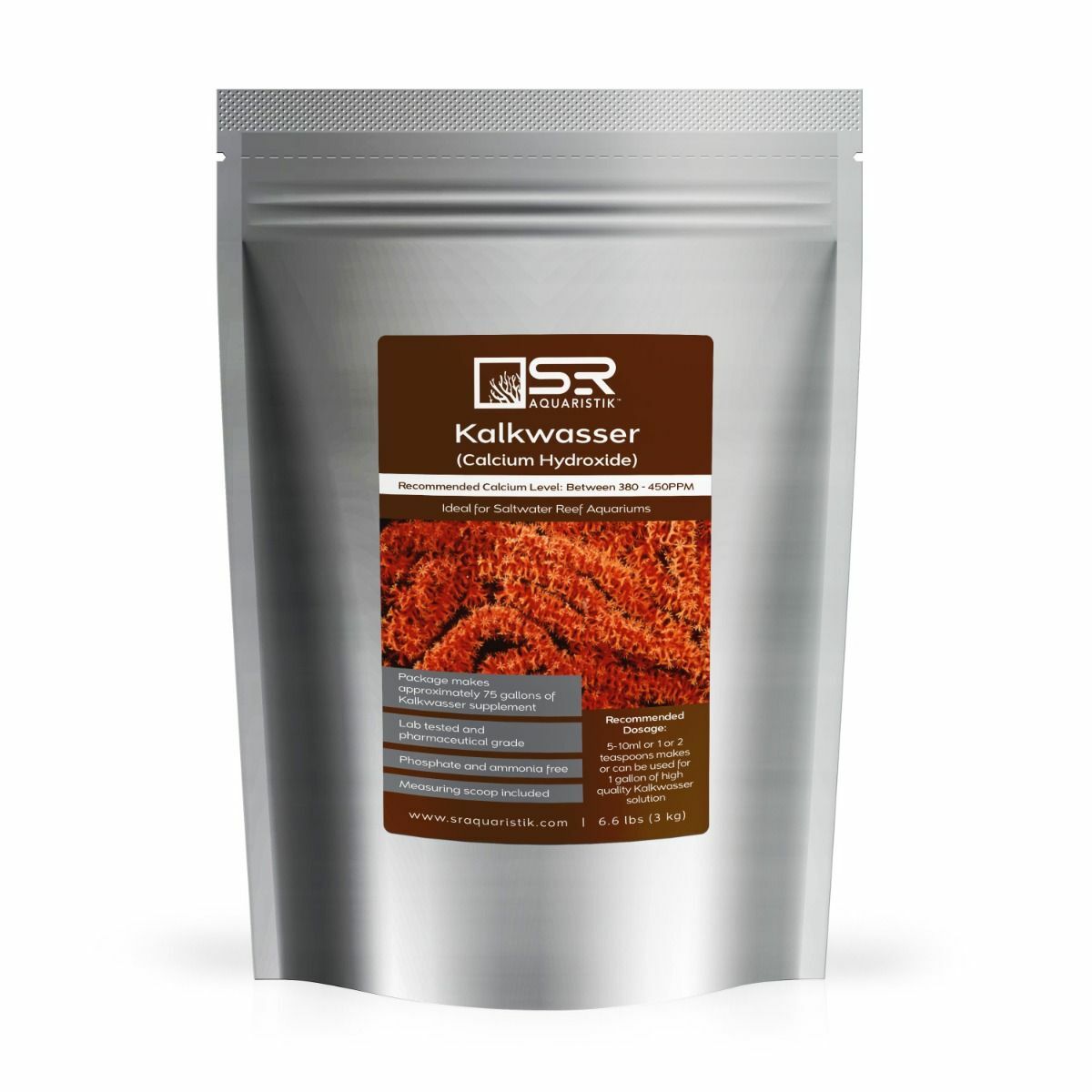Kalkwasser Supplement (Calcium Hydroxide) Reef Tank Additive SR Aquaristik 6.6lb