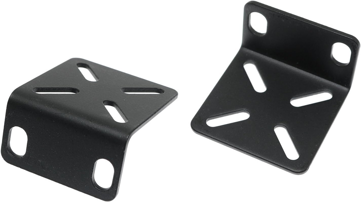 2Pcs Adjustable Rack Ears Rack Mount Kit for 17.3 Inch Wide Switches