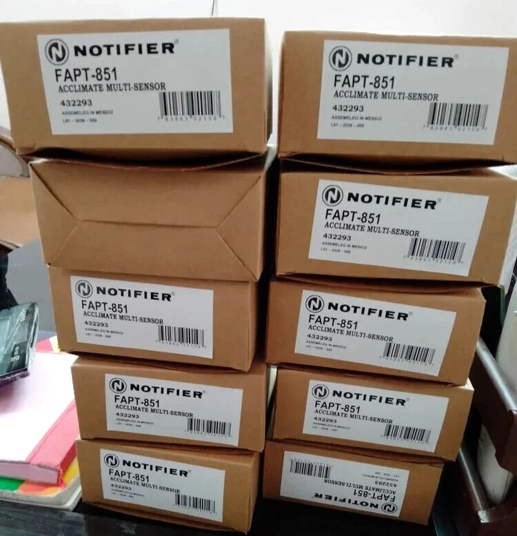 SET OF 5 NOTIFIER FAPT-851 Smoke Automatic Fire detector Head
