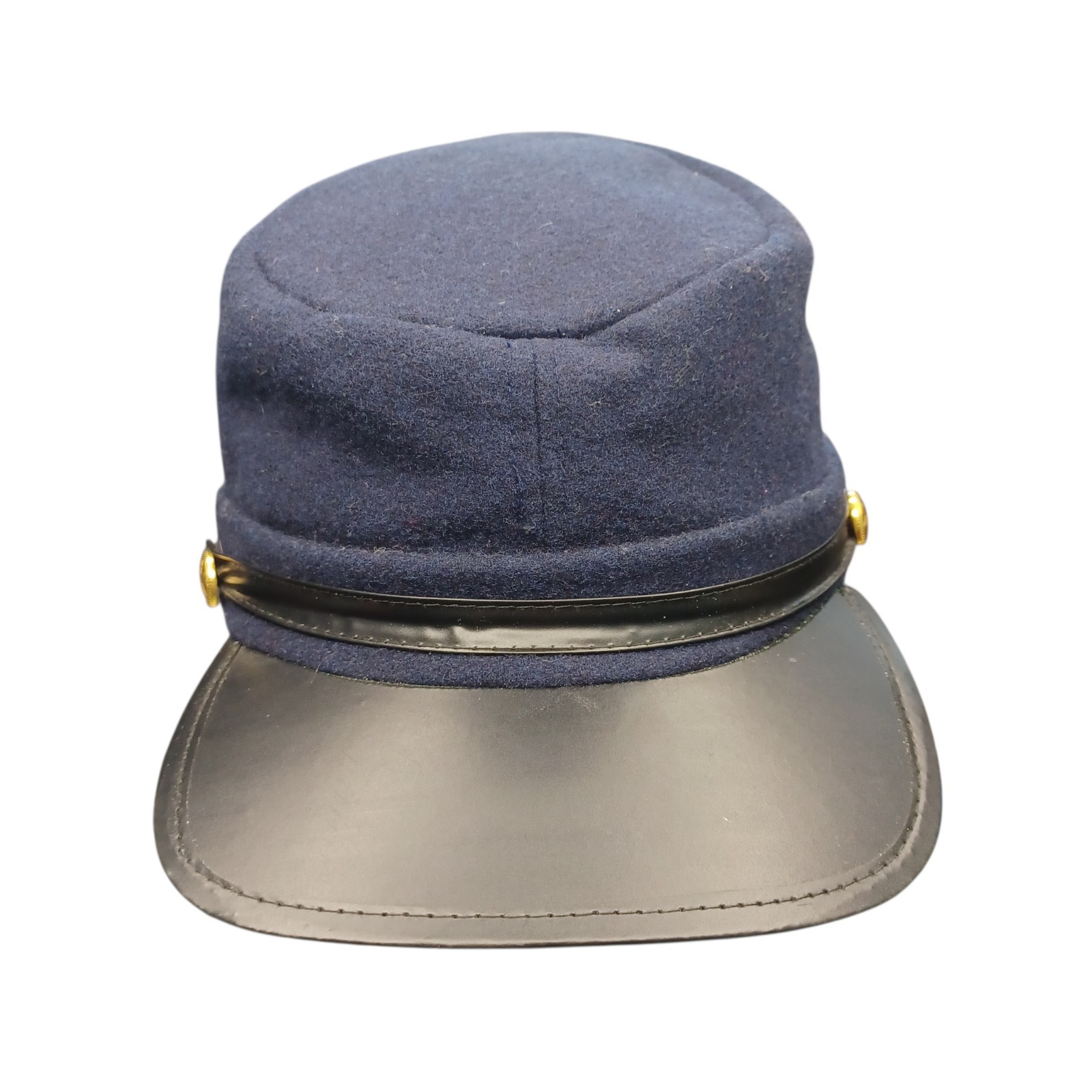 Replica of a Blue Wool Civil War Forage Cap Kepi Souvenir Costume