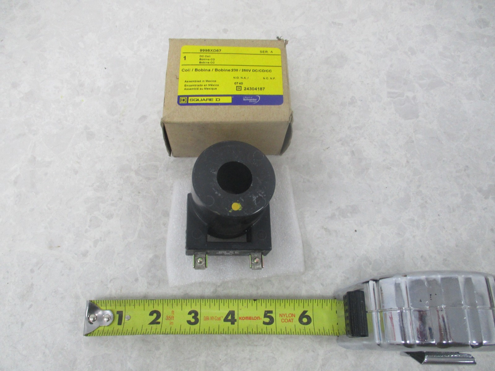 SQUARE D 9998XD67 DC COIL, 230-250VDC, XA0350