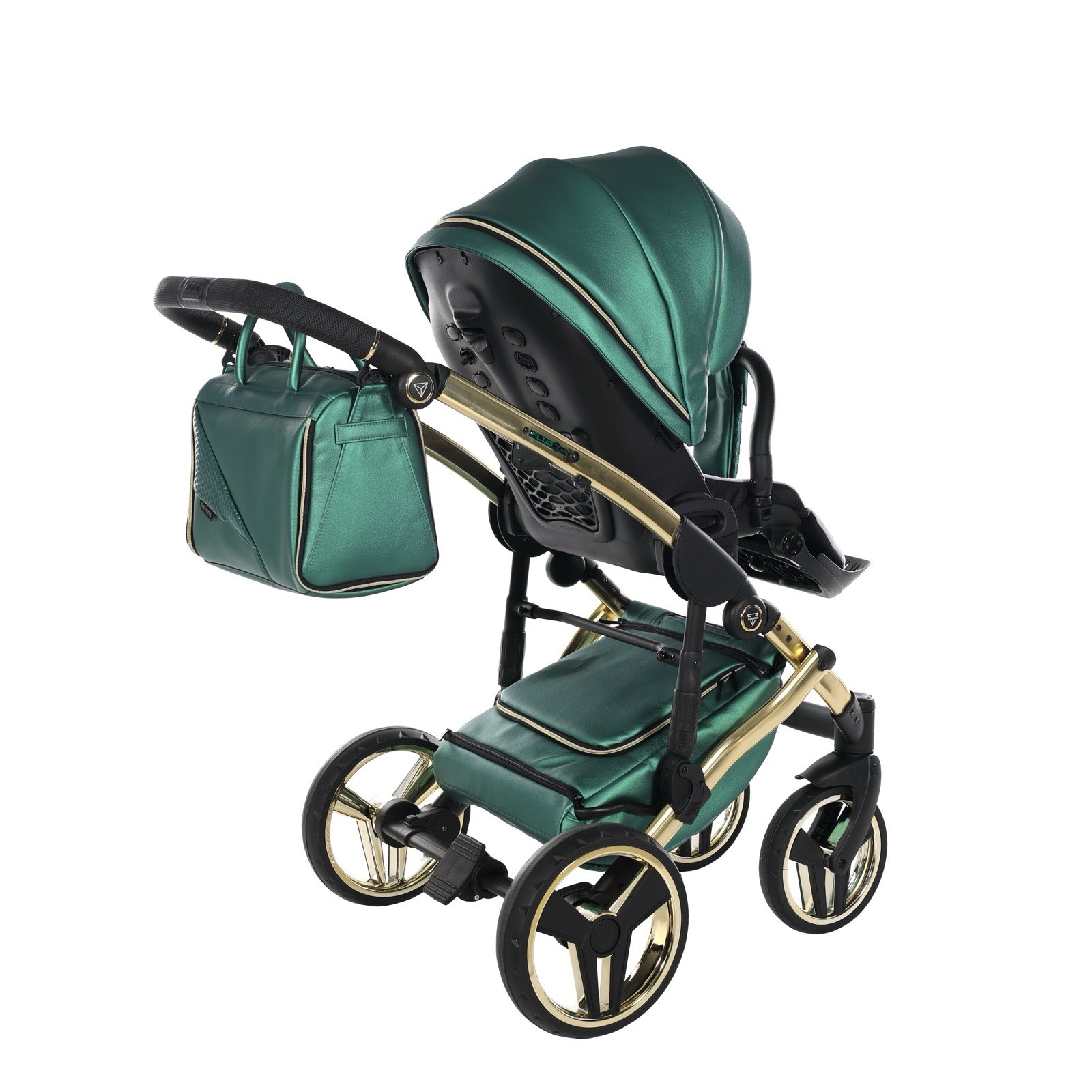 Junama Diamond Stroller Green/Black/Gold